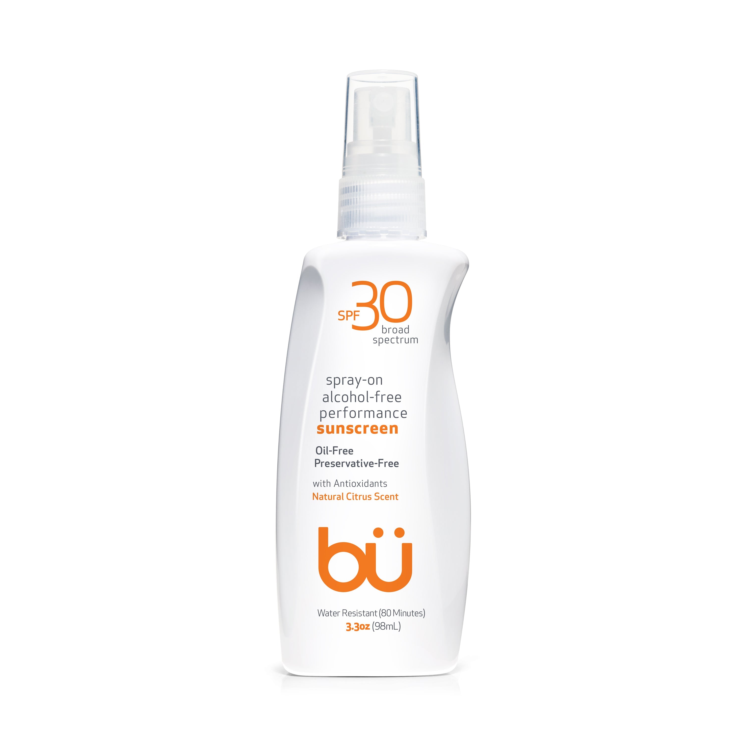 3 Pack- Bu SPF 30 Ultrafine WOWmist Sunscreen - Natural Citrus